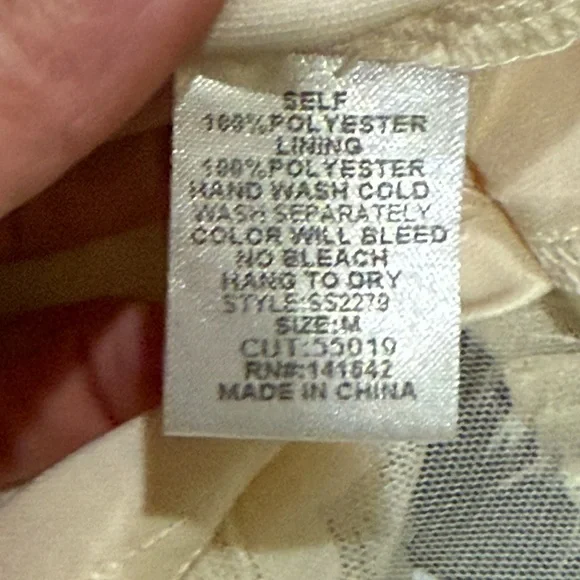 fab'rik Cream/Pearl Mini Dress with Embellishment - Picture 4 of 4